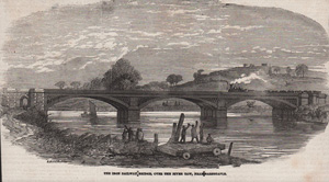 The Iron Railway Bridge, over the River Taw, near Barnstaple